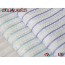 Light Purple/White and Green/White Polyester Cottton Dobby Fabric Shirting